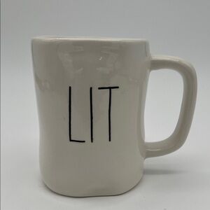 Rae Dunn "LIT" Ceramic Coffee Tea Mug Artisan Collection by Magenta